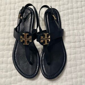 Tory Burch Navy Sandals -7.5